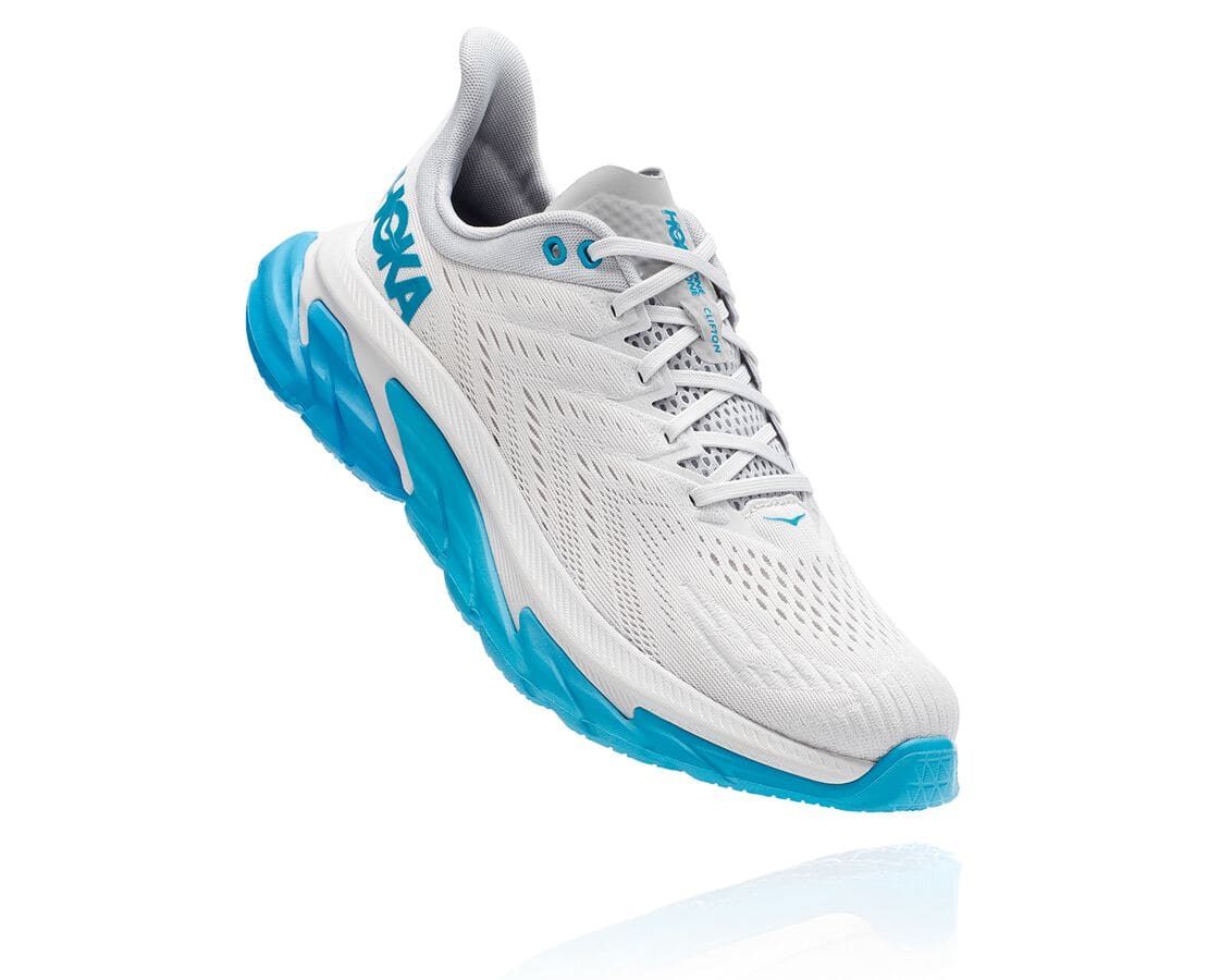 Hoka One One Clifton Edge Philippines - Men's Road Running Shoes - Nimbus / Blue | CS7658342